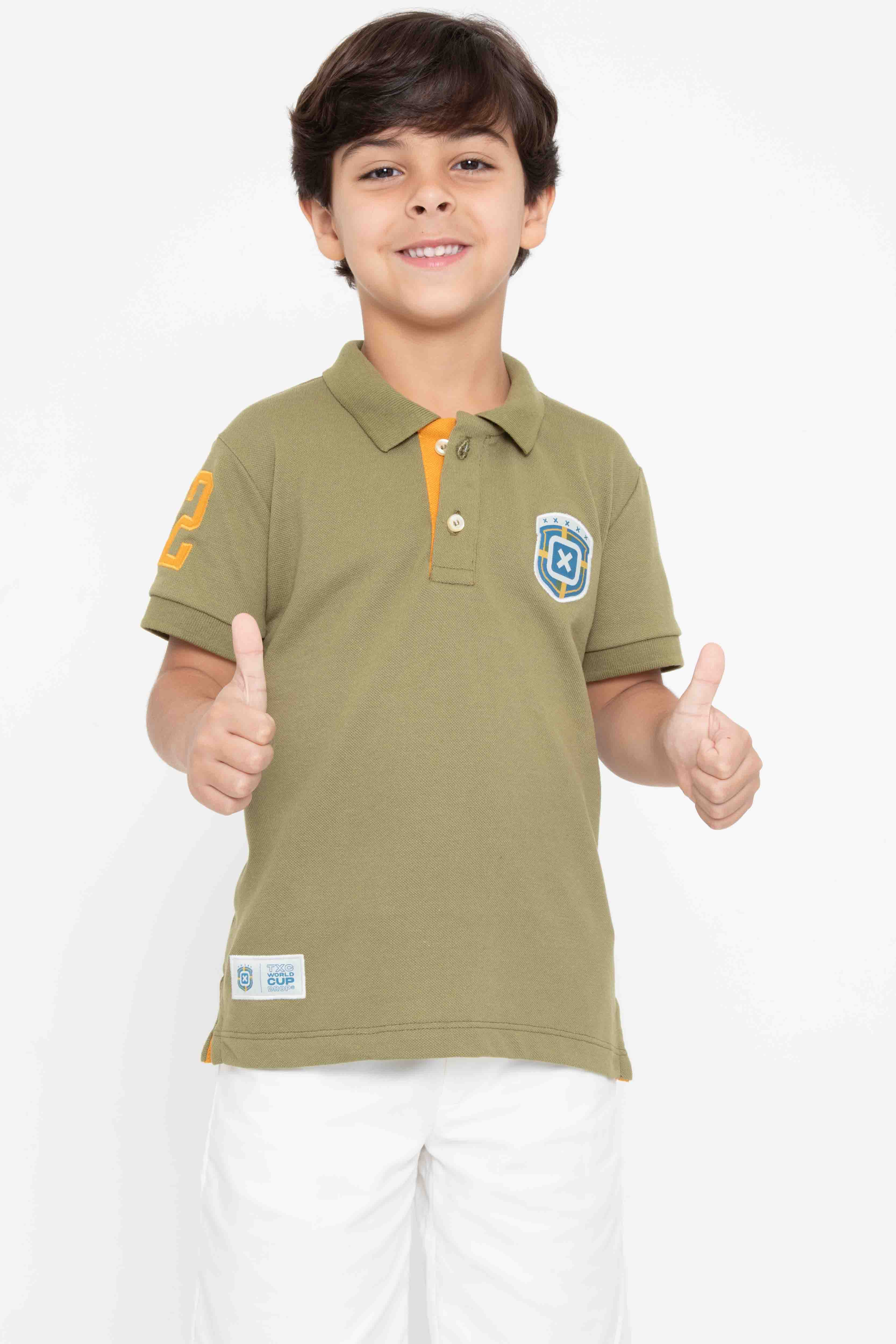 POLO CUSTOM WORLD CUP BORDADO WPI03 INFANTIL