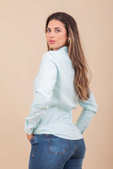 Camisa Feminina Manga Longa - 12155L