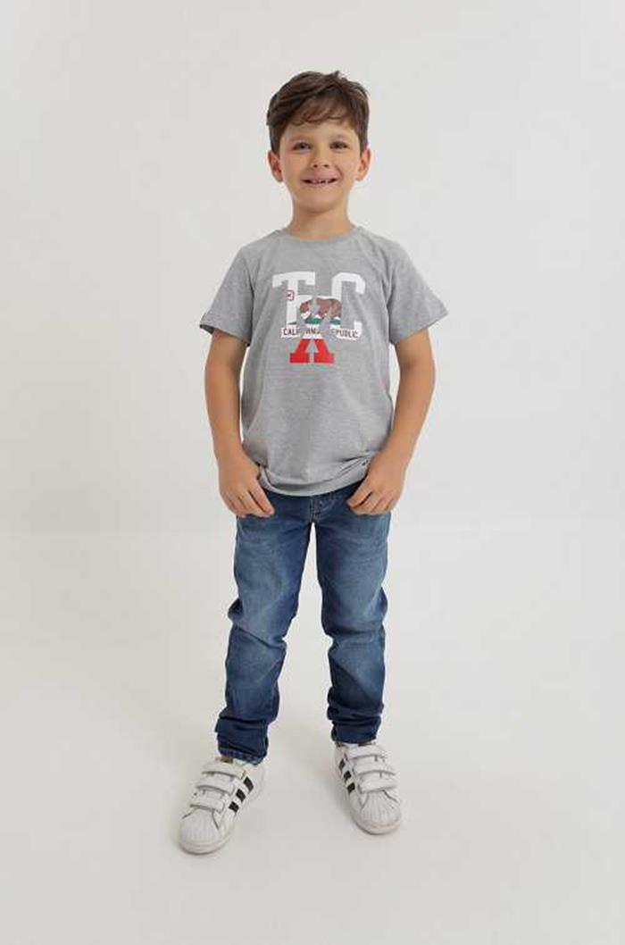 Camiseta Infantil Custom Mc Estampado - 191371i