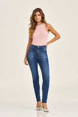 BLUSA REGATA CANELADA REGULAR BORDADA 51034 - TXC