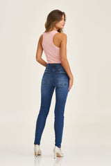 BLUSA REGATA CANELADA REGULAR BORDADA 51034 - TXC