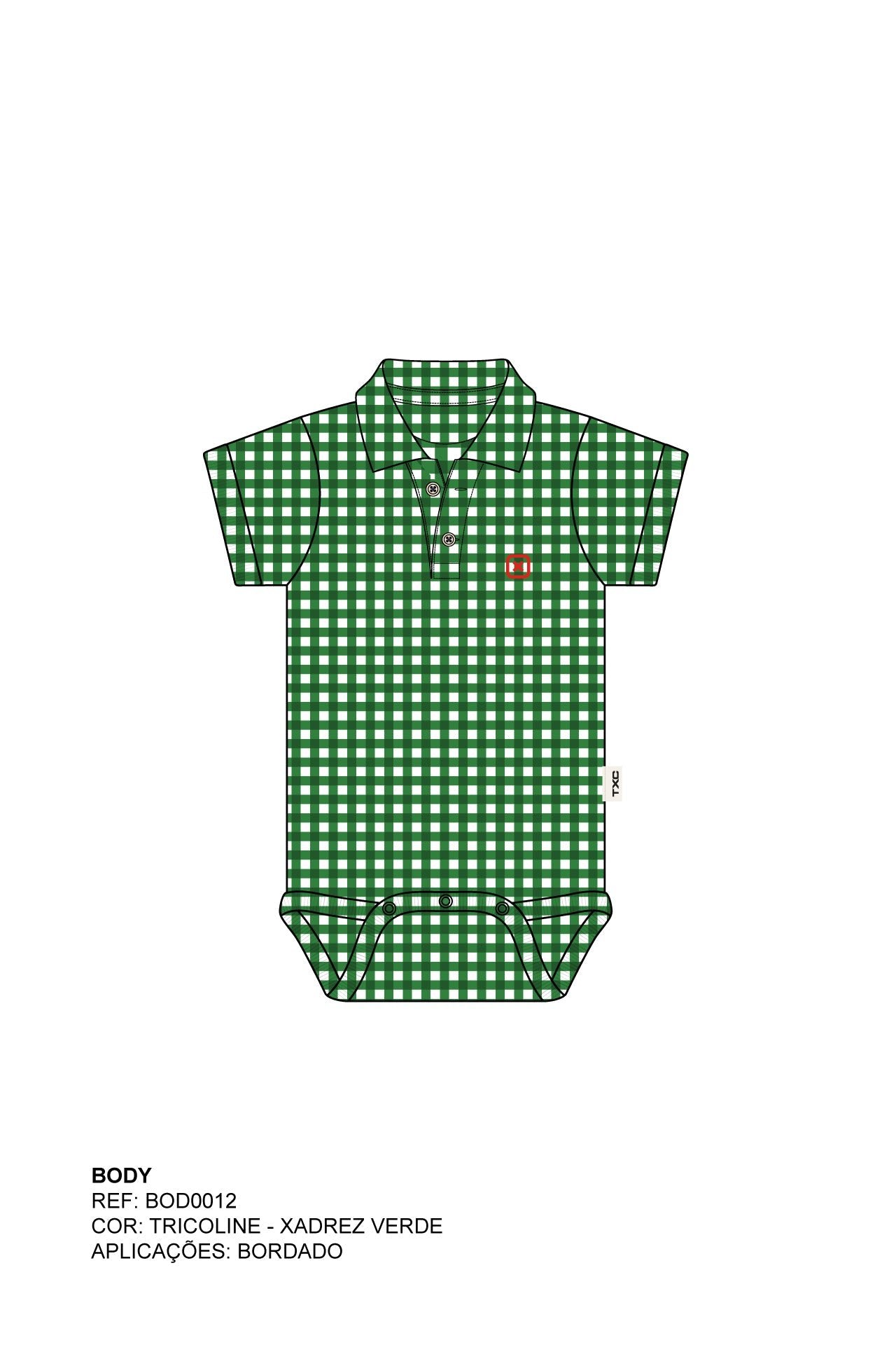 BODY CUSTOM REGULAR BORDADO BOD00012 - TXC