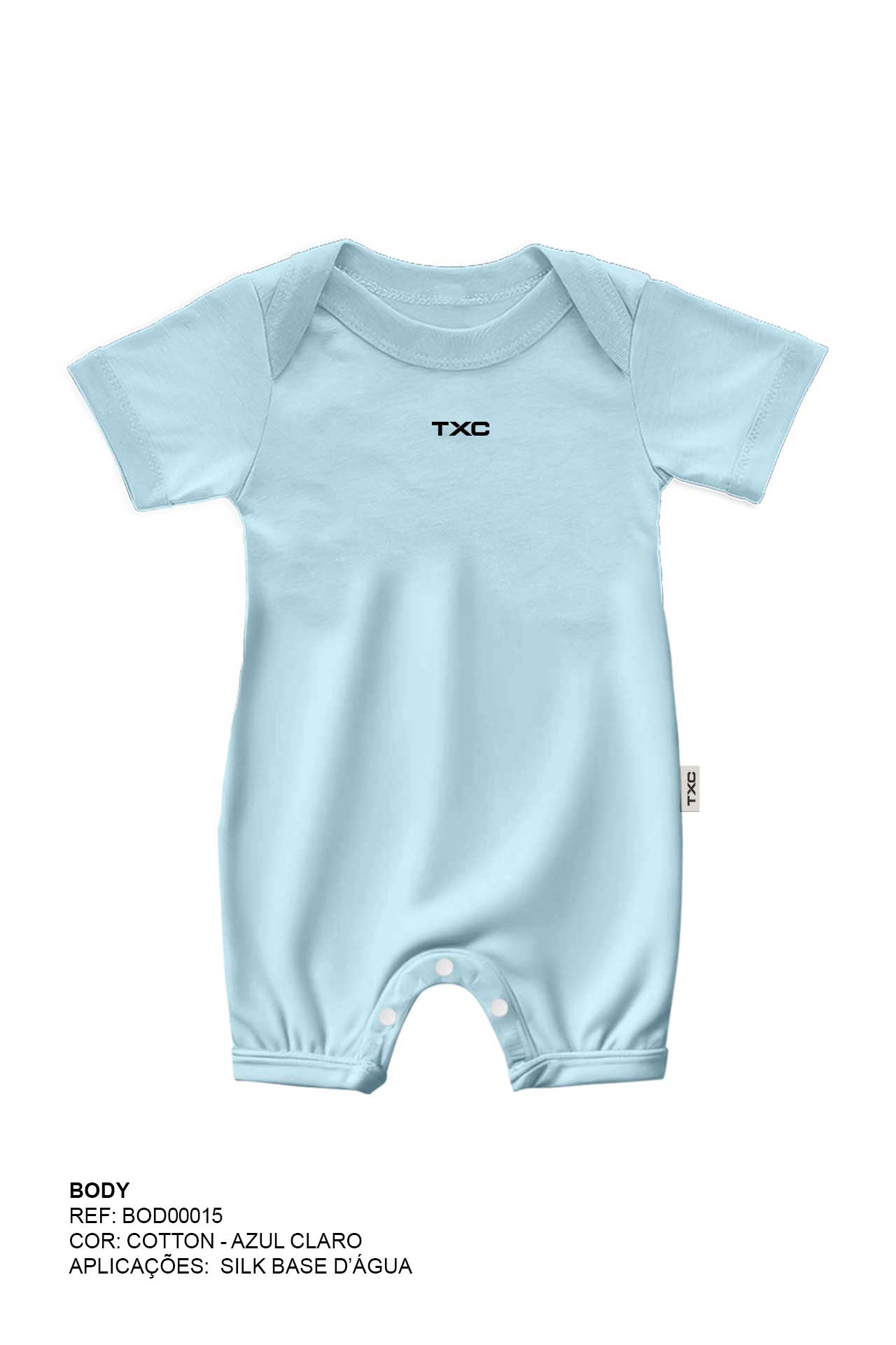 BODY REGULAR SHORTINHO MALHA ESTAMPADO BOD00015 - TXC