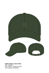 BONE HIGH STRAP BORDADAO 120355Ci - TXC