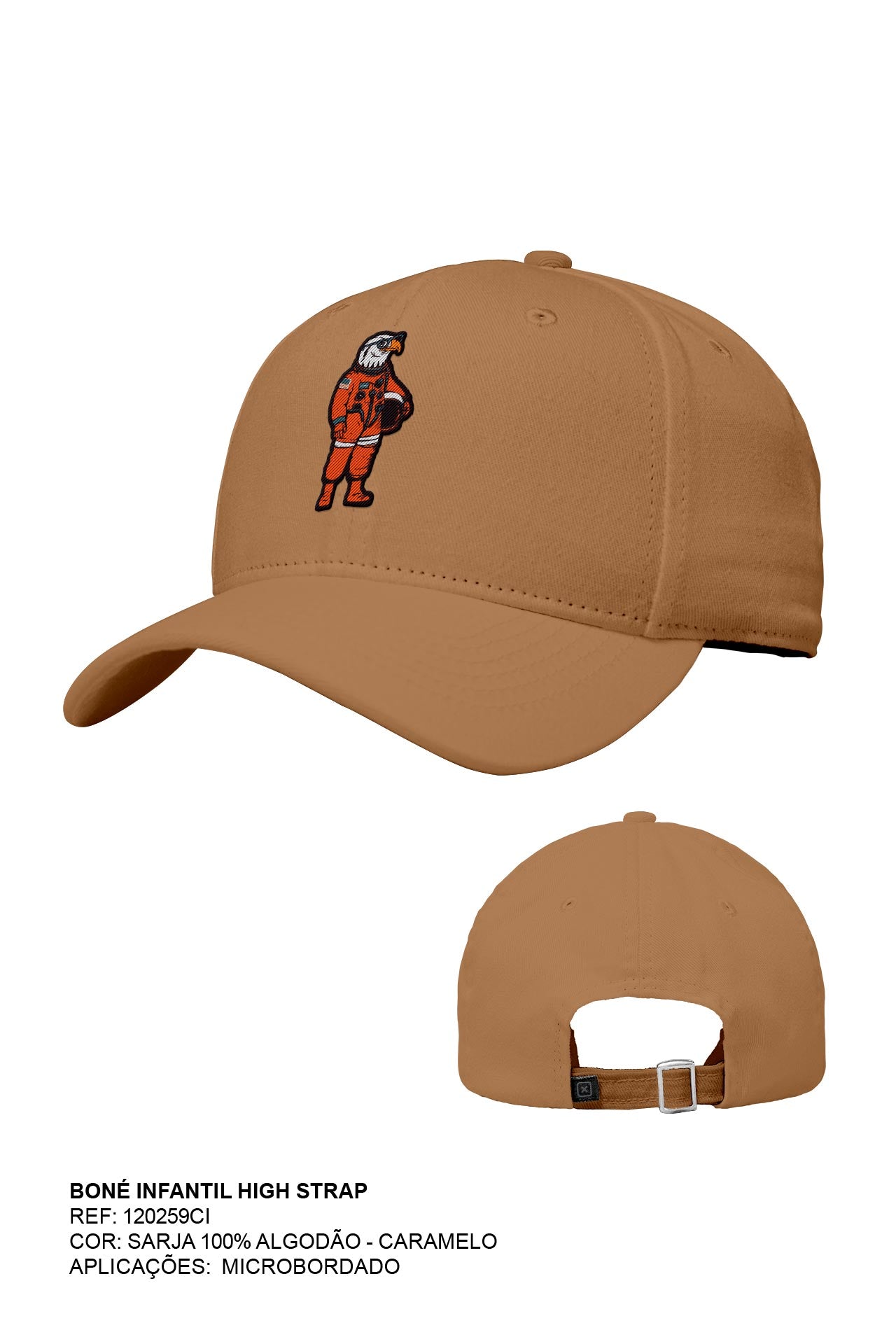 BONE SOFT STRAP SARJA BORDADO 120259Ci - TXC