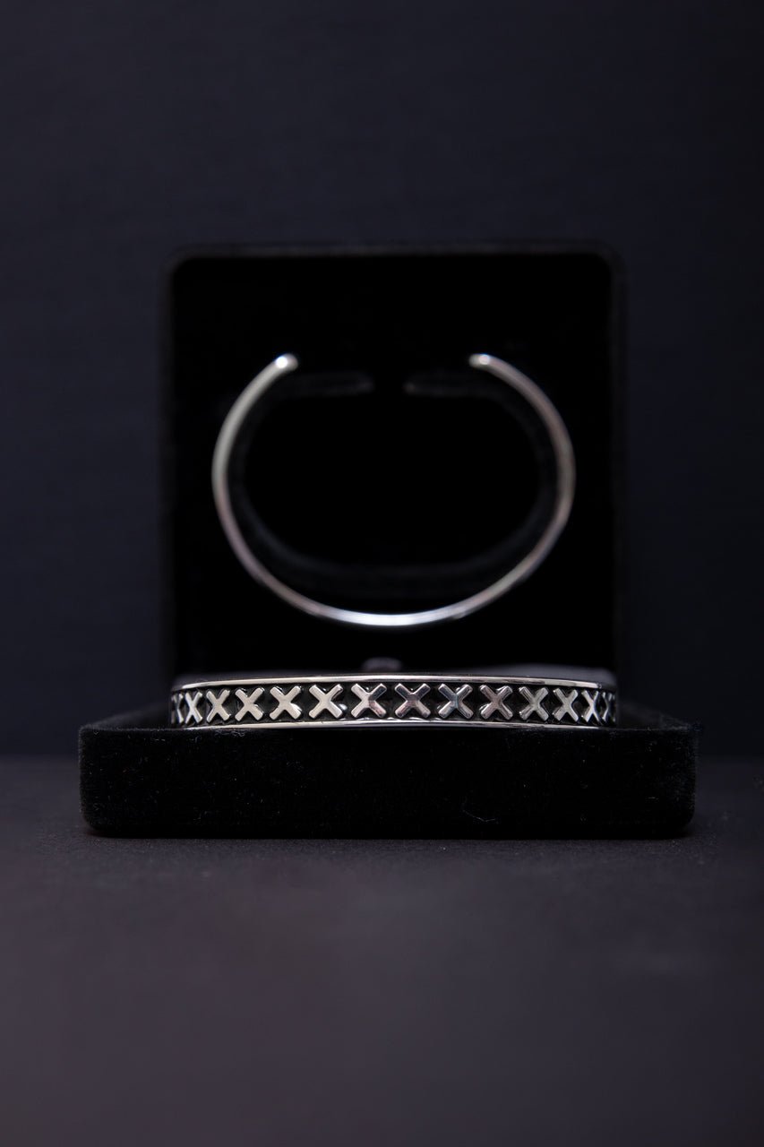 Bracelete banho em prata X | BRA001 - TXC