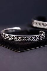 Bracelete banho em prata X | BRA001 - TXC