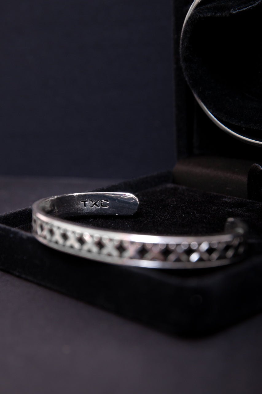 Bracelete banho em prata X | BRA001 - TXC