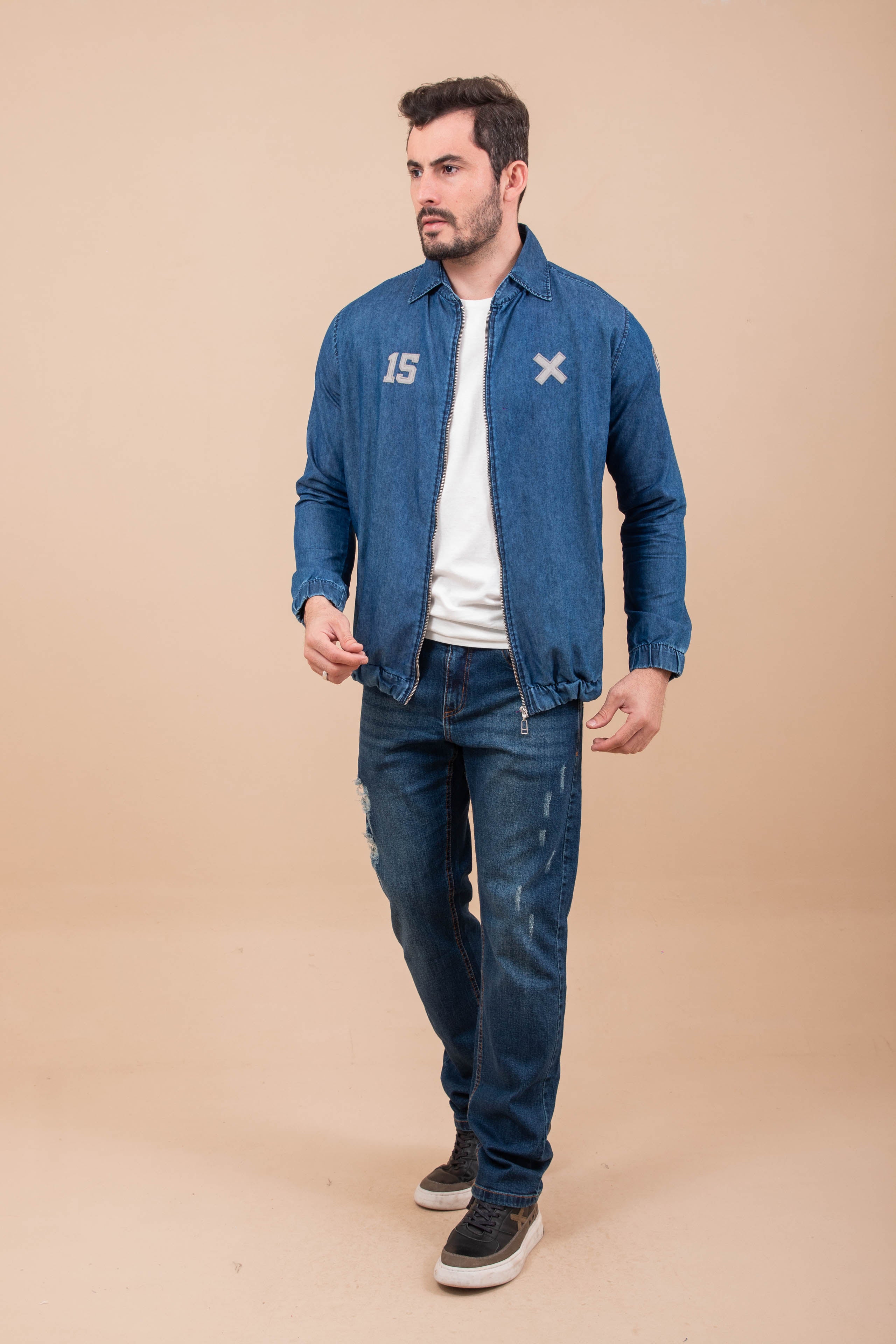 Jaqueta Jeans Masculina - 7147