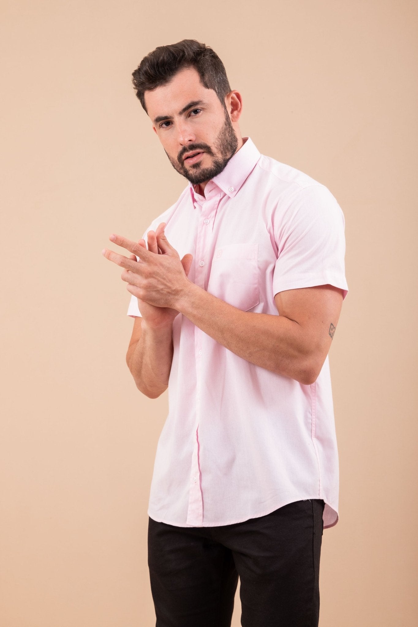 Camisa Classic Manga Curta Tricoline - 2694C - TXC