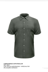 Camisa Classic Manga Curta Tricoline - 2694C - TXC