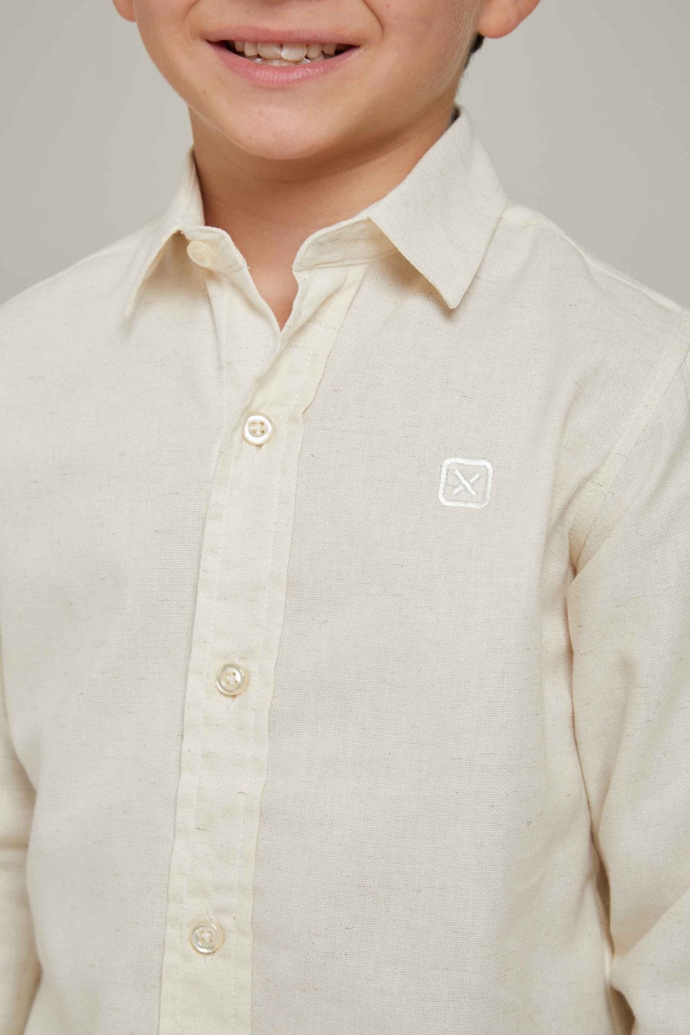 Camisa Infantil Custom Ml Slim Bordada - 2994Li - TXC
