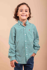 Camisa Infantil Custom Ml Xadrez - 2705li - TXC