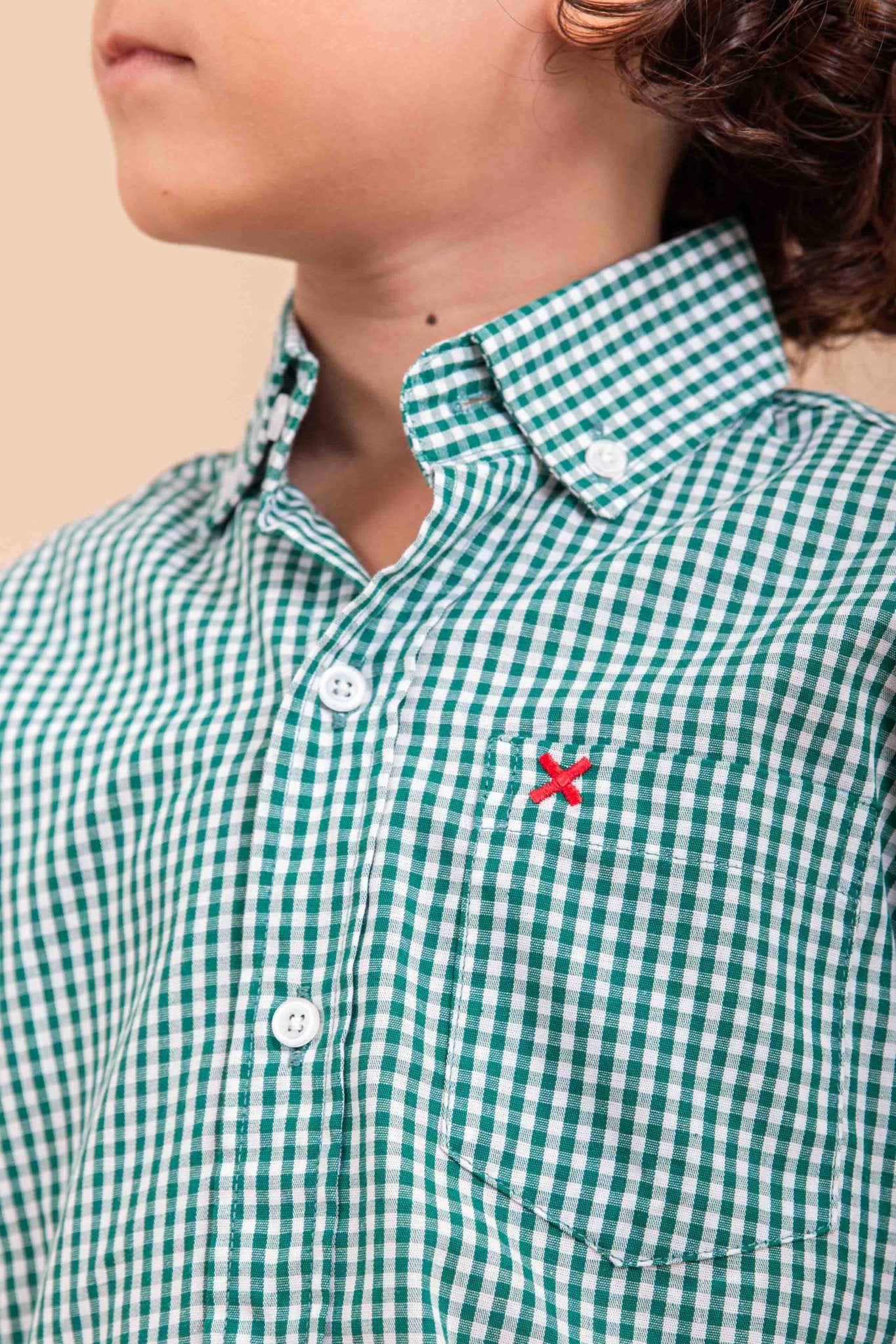 Camisa Infantil Custom Ml Xadrez - 2705li - TXC
