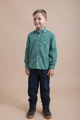 CAMISA REGULAR TRICOLINE BORDADA 2718Li - TXC