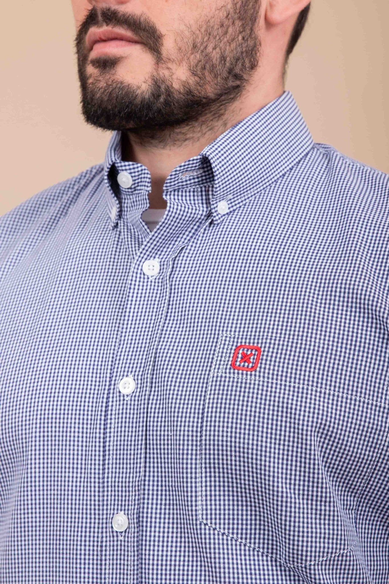 CAMISA REGULAR TRICOLINE BORDADA 2763C - TXC