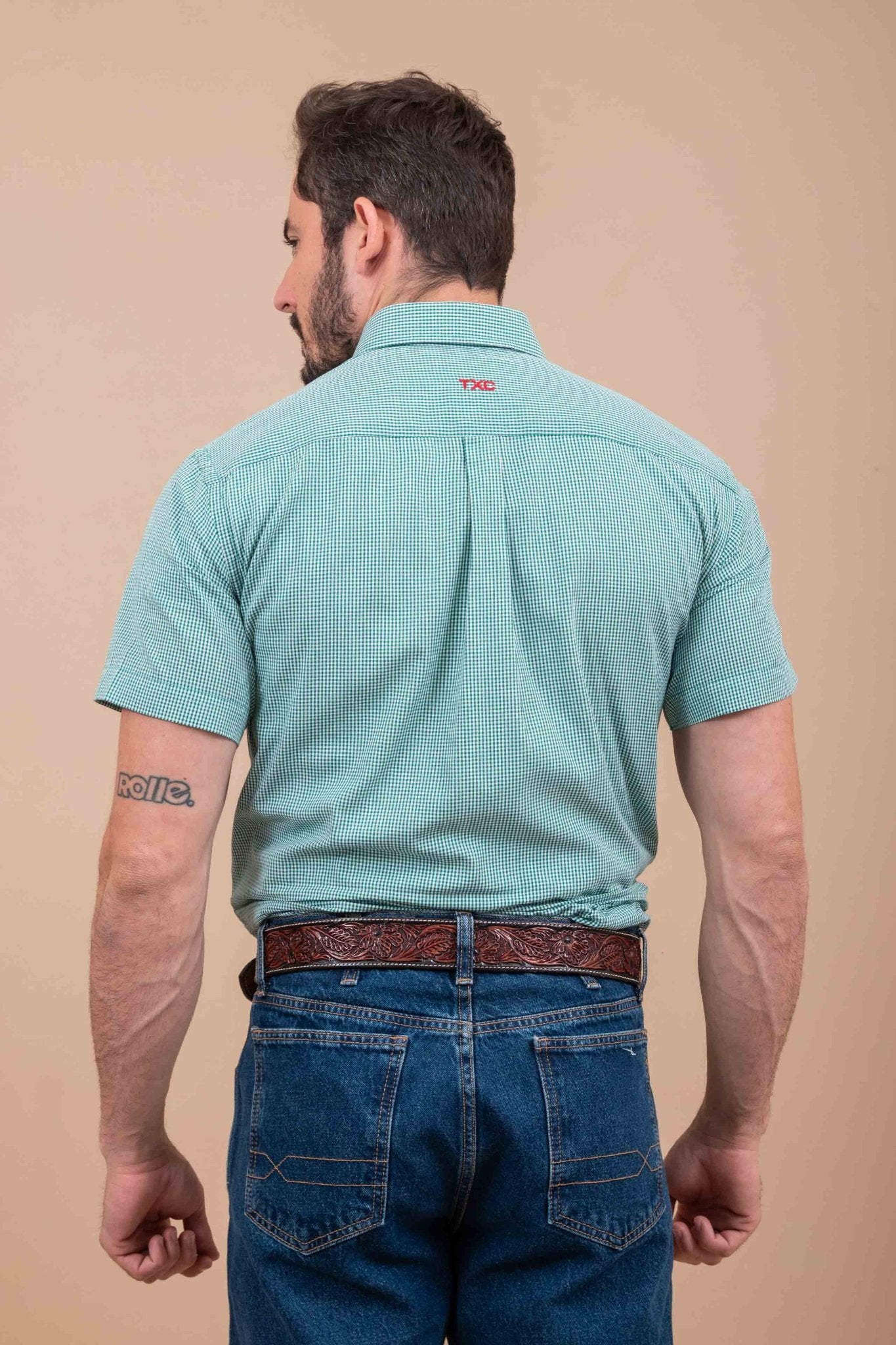 CAMISA REGULAR TRICOLINE BORDADA 2763C - TXC