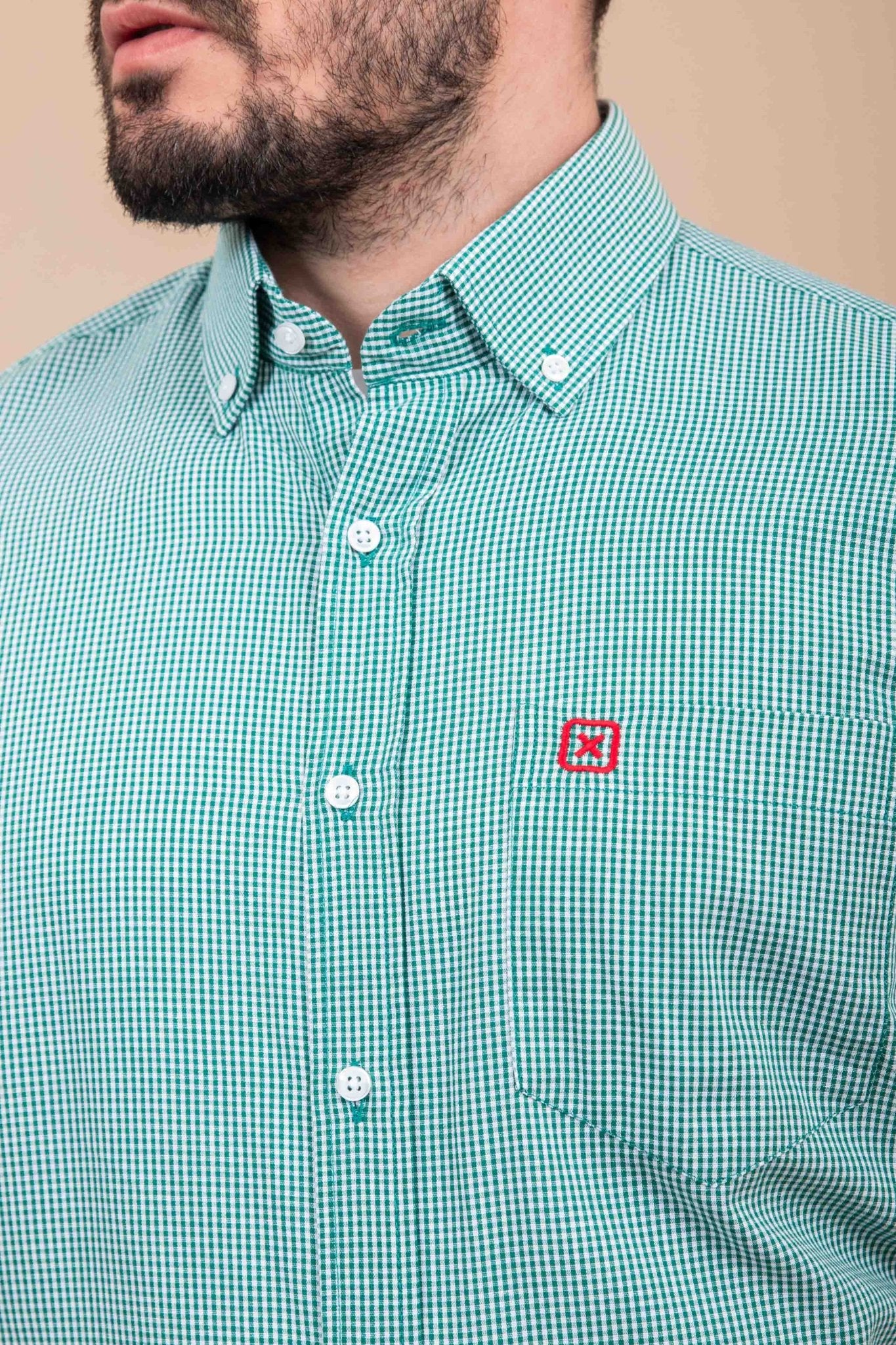 CAMISA REGULAR TRICOLINE BORDADA 2763C - TXC