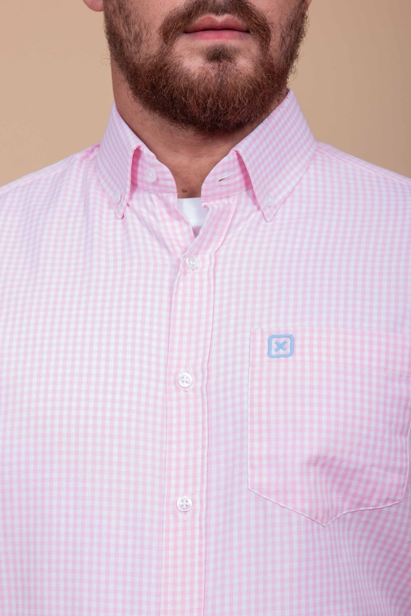 CAMISA REGULAR TRICOLINE BORDADA 2763C - TXC