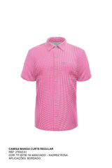 CAMISA REGULAR TRICOLINE BORDADA 2763Ci - TXC