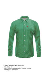 CAMISA REGULAR TRICOLINE BORDADA 2768Li - TXC