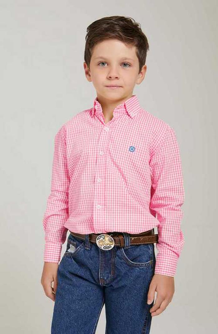 CAMISA REGULAR TRICOLINE BORDADA 2768Li - TXC