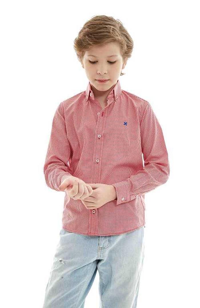 CAMISA REGULAR TRICOLINE BORDADA 2768Li - TXC