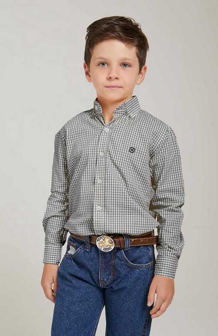 CAMISA REGULAR TRICOLINE BORDADA 2768Li - TXC