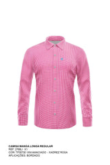 CAMISA REGULAR TRICOLINE BORDADA 2768Li - TXC