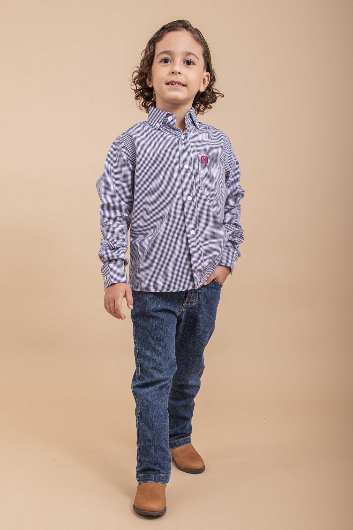 CAMISA REGULAR TRICOLINE BORDADA 2768Li - TXC