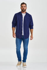 CAMISA REGULAR TRICOLINE BORDADA 29297L - TXC