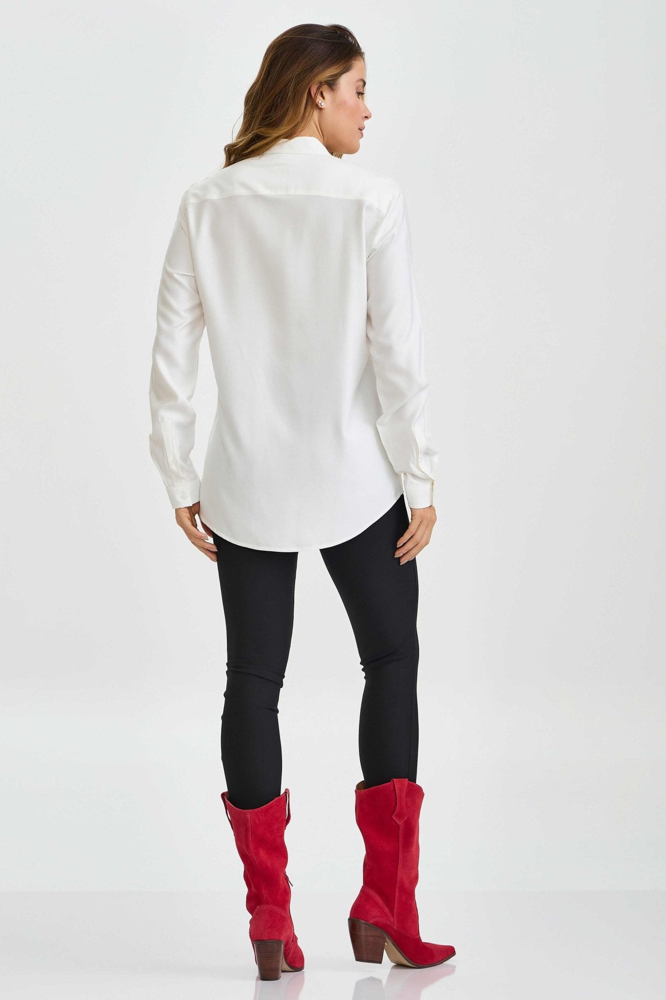 CAMISA REGULAR VISCOSE BORDADA 12318L - TXC