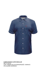 CAMISA X - SIZE MC XADREZ 2712CP - TXC