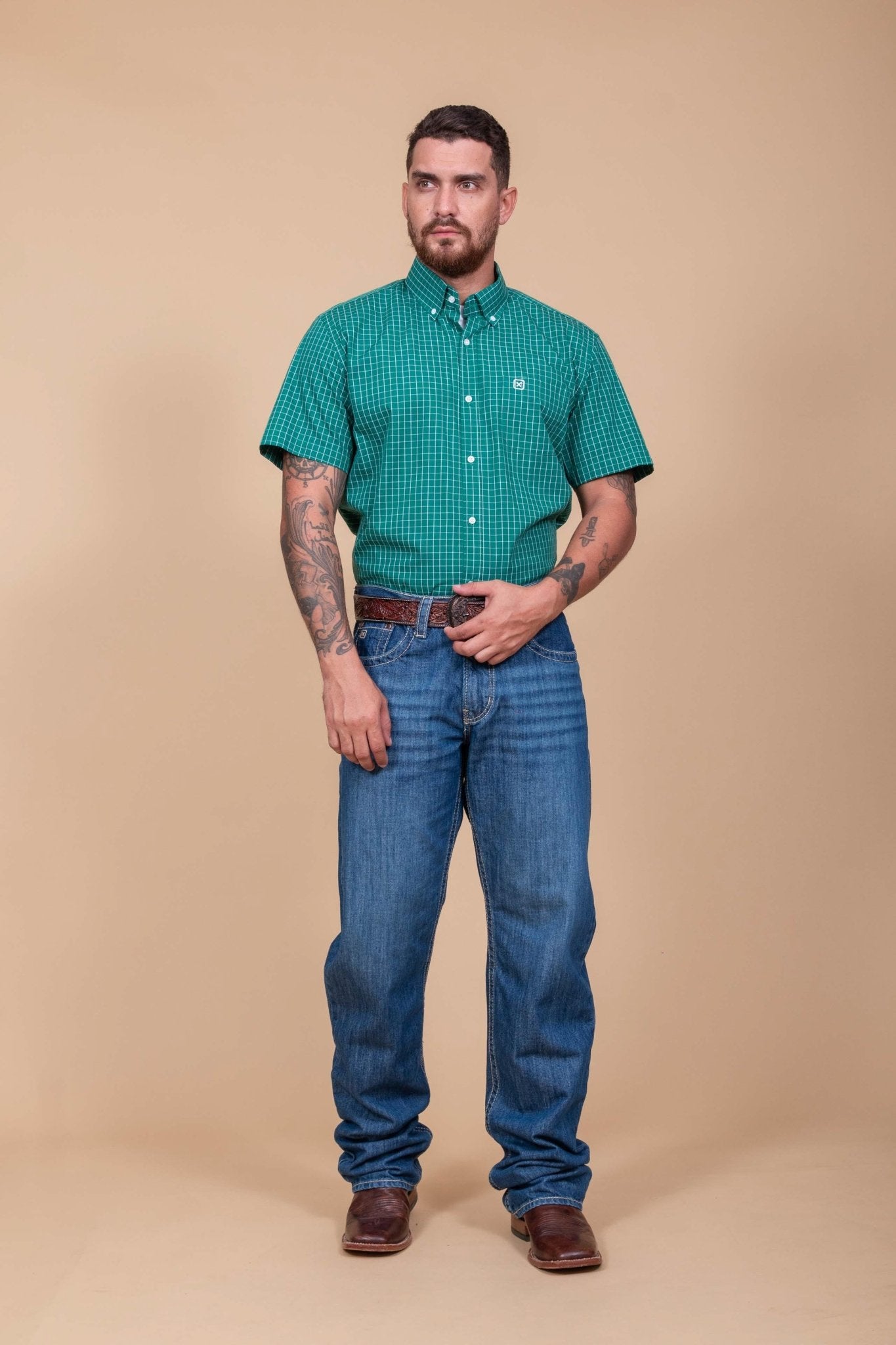 CAMISA X - SIZE MC XADREZ 2712CP - TXC