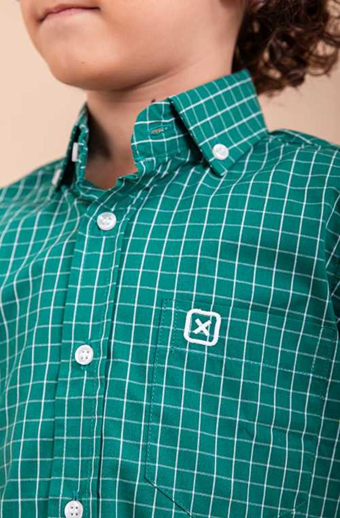 Camisa Xadrez Infantil Manga Curta - 2712ci - TXC