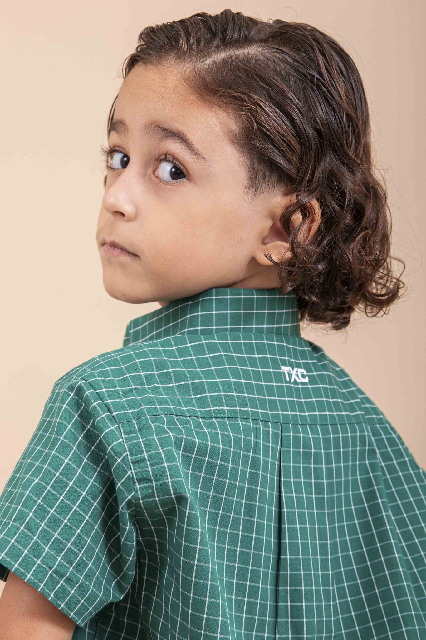 Camisa Xadrez Infantil Manga Curta - 2712ci - TXC
