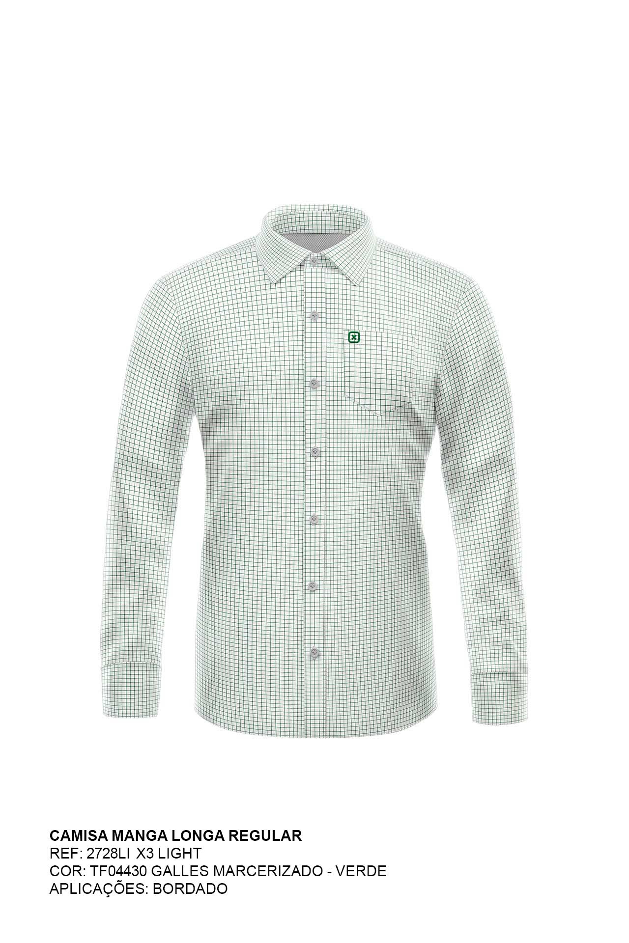 Camisa Xadrez Infantil Manga Longa - 2728li - TXC