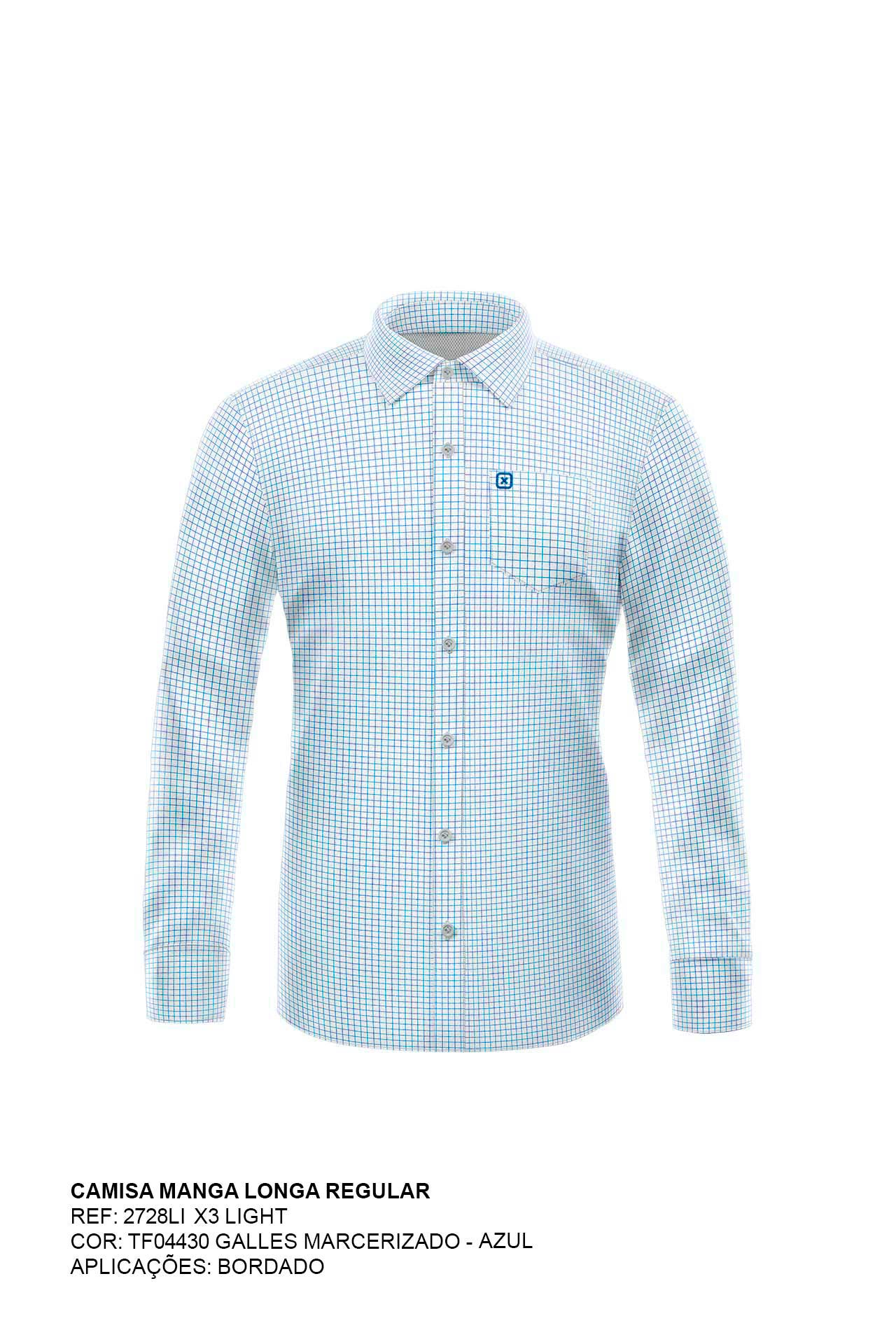 Camisa Xadrez Infantil Manga Longa - 2728li - TXC