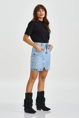 CAMISETA GOLA O MALHA COM PLAQUINHA 51113 - TXC