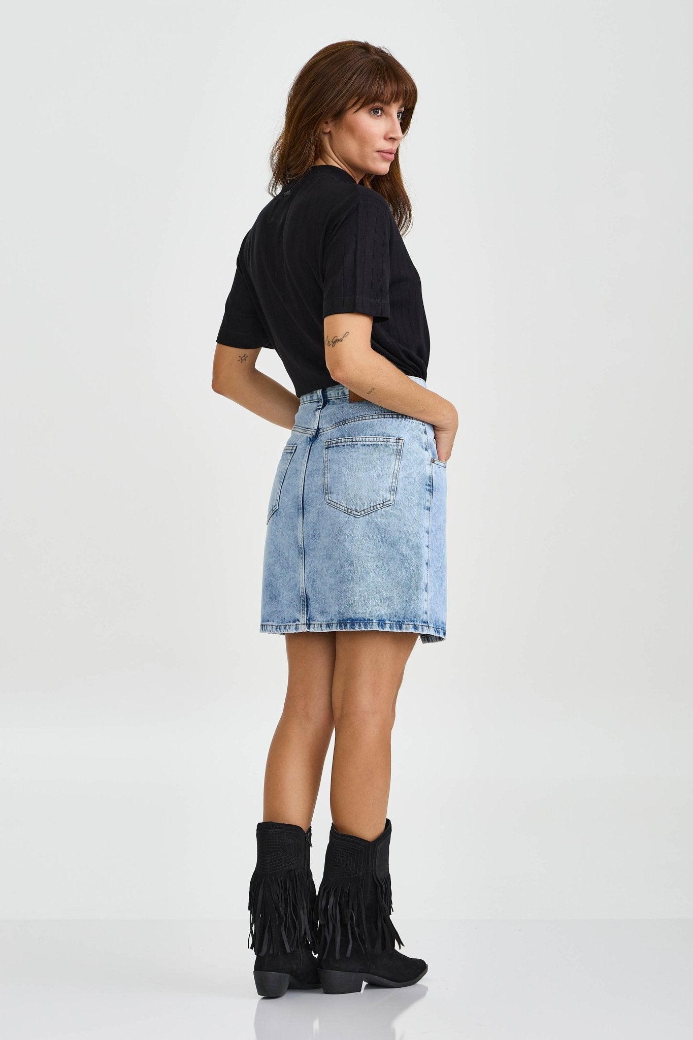 CAMISETA GOLA O MALHA COM PLAQUINHA 51113 - TXC