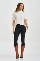 CAMISETA GOLA O MALHA COM PLAQUINHA 51113 - TXC