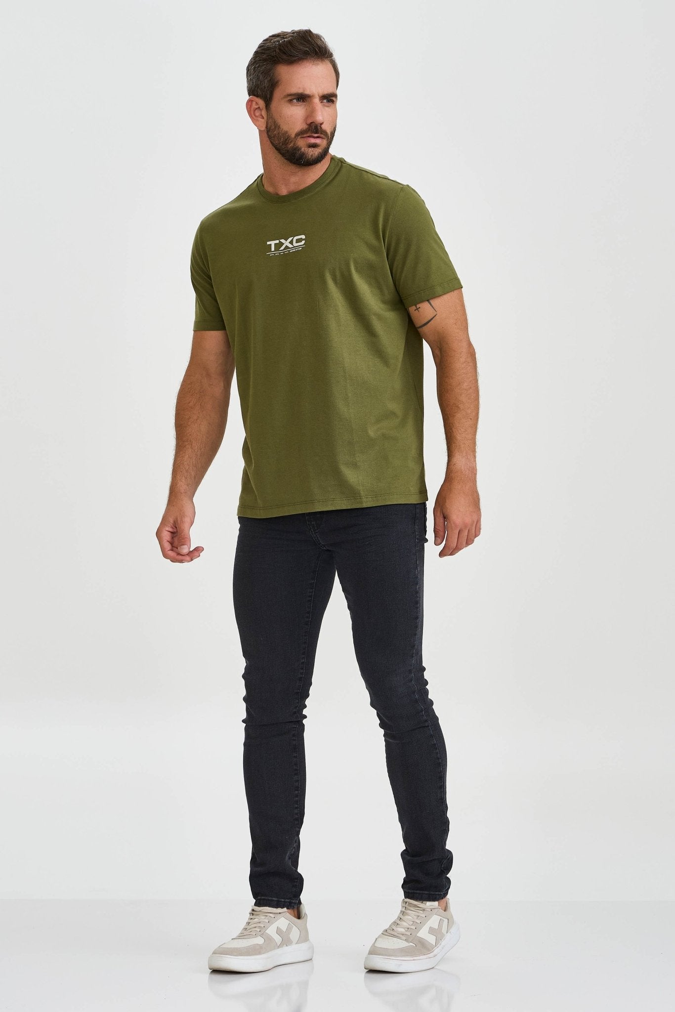 CAMISETA MEIA MALHA REGULAR ESTAMPADA 192478 - TXC