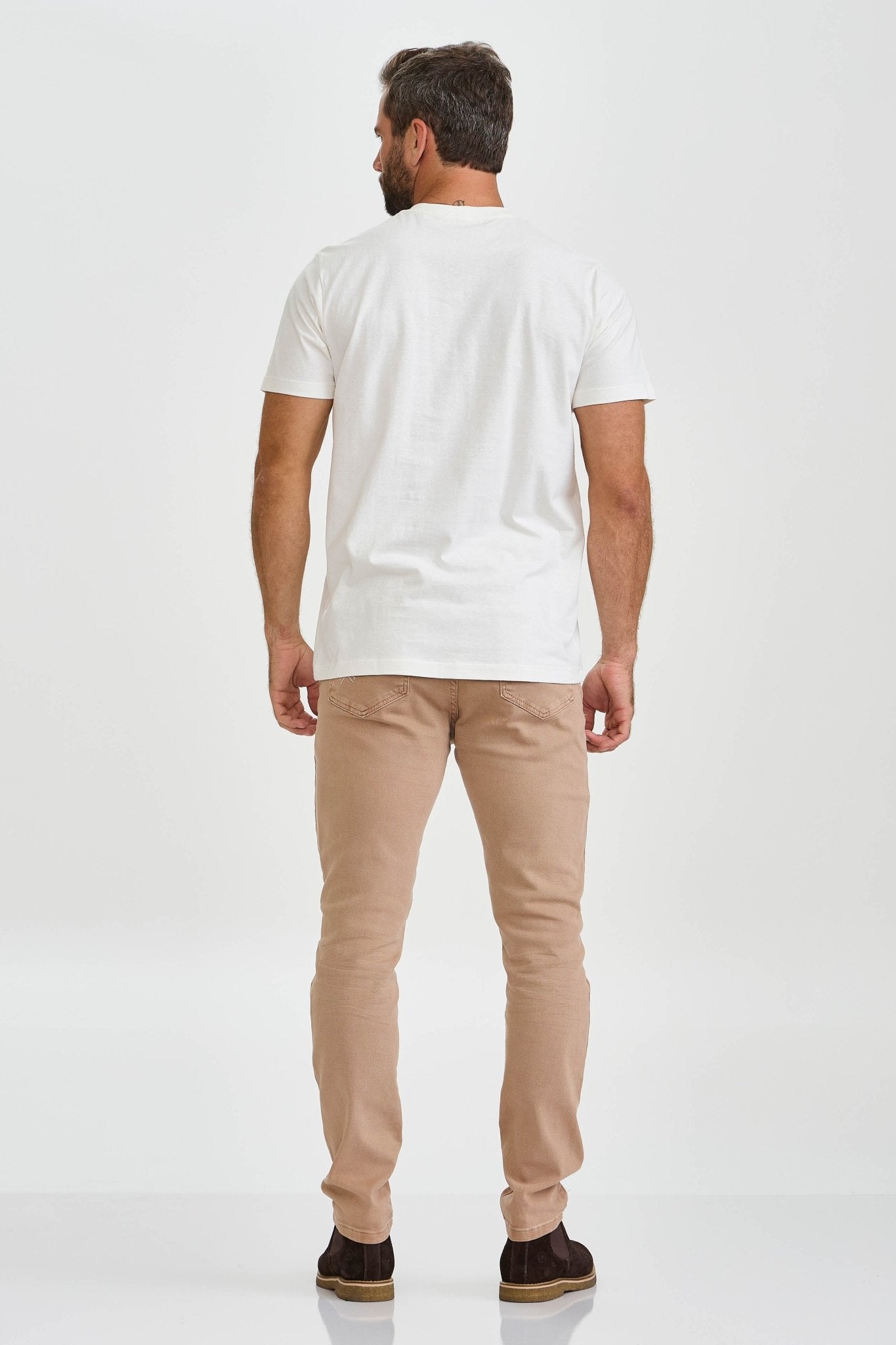 CAMISETA REGULAR MEIA MALHA PENTEADA BORDADA 192442 - TXC