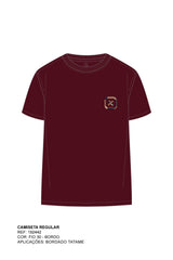 CAMISETA REGULAR MEIA MALHA PENTEADA BORDADA 192442 - TXC