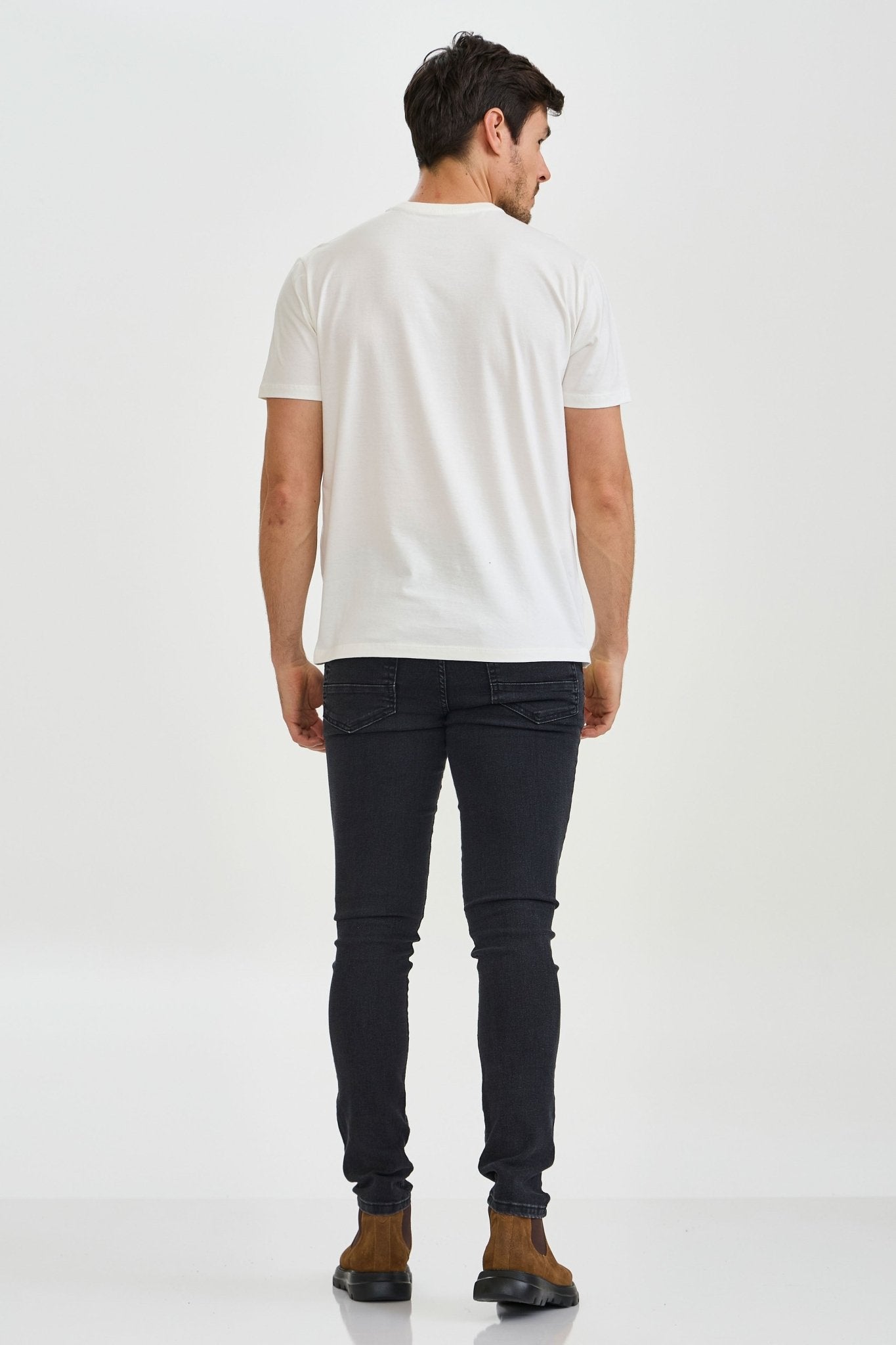 CAMISETA REGULAR MEIA MALHA PENTEADA BORDADA 192535 - TXC