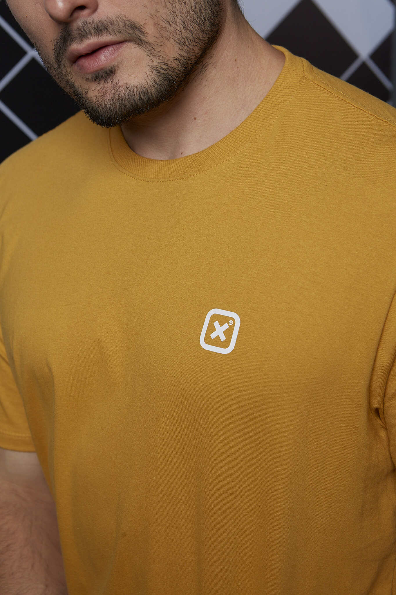 CAMISETA REGULAR MEIA MALHA PENTEADA ESTAMPADA 191380 - TXC