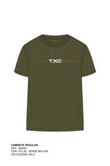 CAMISETA REGULAR MEIA MALHA PENTEADA ESTAMPADA 192430 - TXC