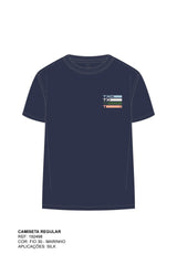 CAMISETA REGULAR MEIA MALHA PENTEADA ESTAMPADA 192498 - TXC