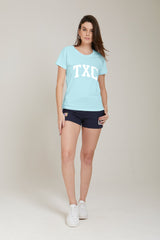 CAMISETA SLIM MEIA MALHA PENTEADA BORDADA 4988 - TXC