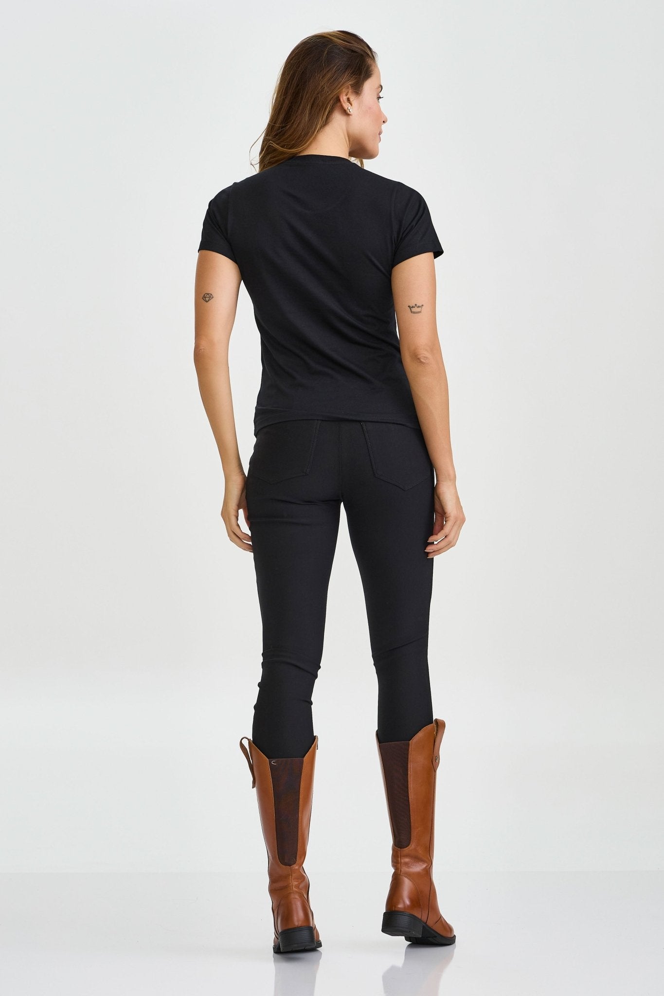 CAMISETA SLIM MEIA MALHA PENTEADA ESTAMPADA 51127 - TXC